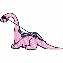 Dinosaur Embroidery Design 4